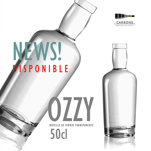 botellas de vidrio Ozzy 50 ml