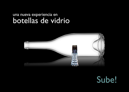 Botellas de vidrio