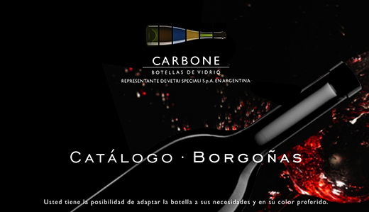 Catálogo Botellas de vidrio Borgoña